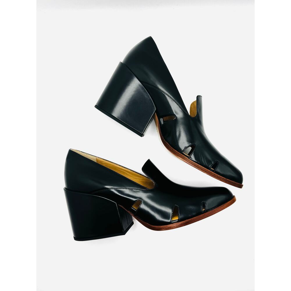 Gabriela Hearst Eliza 80mm Leather Loafer Pumps NIB Black EU 41 - Picture 10 of 10